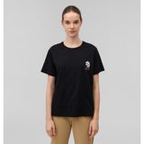 Columbia CSC Floral Run Kadın Kısa Kollu T-Shirt - XL - Siyah