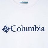 Columbia Csc M Basıc Bıg Logo Brushed Ss Tee Erkek Tişört Beyaz CS0287-100 - 2XL
