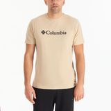 Columbia CSC M Basic Logo Brushed Erkek Kısa Kollu T-Shirt Deve Tüyü 3XL