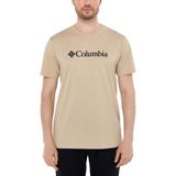 Columbia CSC M Basic Logo Brushed Erkek Kısa Kollu T-Shirt - Deve Tüyü