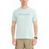 Columbia CSC M Basic Logo Brushed Erkek Kısa Kollu T-Shirt Yeşil CS0287-329 Yeşil S