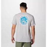 Columbia Csc M Pfg Circle Bass Ss Tee Erkek Kısa Kollu Tişört CS0424 - 2XL - Gri