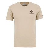 Columbia CSC M Stacked Gem SS Tee Erkek Kısa Kollu Tişört CS0481 Bej