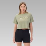 Columbia Csc Outback Crittters Crop Kadın Kısa Kollu T-Shirt - XS - Safari - 3331