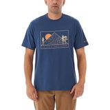 Columbia CSC Peaked Sunscape Erkek Kısa Kollu T-Shirt - Mavi