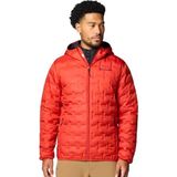 Columbia Delta Ridge Down Hooded Erkek Mont - Kırmızı