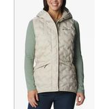 Columbia Delta Ridge™ Iı Down Hooded Vest Bej Kadın Outdoor Yelek Wk8716