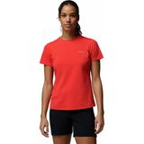 Columbia Diamond Peak Pro Kadın Teknik Kısa Kollu T-Shirt - Kırmızı