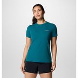 Columbia Endless Trail Running Tech Kadın Teknik Kısa Kollu T-Shirt - Koyu Turkuaz - Koyu Turkuaz / S