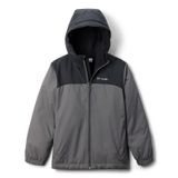 Columbia Erkek Çocuk Glennaker Ii Sherpa Astarlı Ceket, Şehir Gri/Siyah, Medium