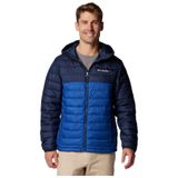 Columbia Erkek kapüşonlu puf ceket, Dağ Mavisi/Lacivert (Collegiate, L