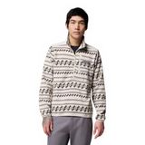 Columbia Erkek Kazak Weather™ Baskılı Yarım Fermuar II Koyu Taş Örgü Düğüm Small