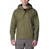 Columbia Erkek Outdoor Su Geçirmez Yağmurluğu, Kapüşonlu, Fermuarlı, Yeşil, XXL