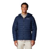 Columbia Erkek Powder Lite II Kapüşonlu Ceket, Collegiate Lacivert, Medium