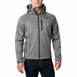 Columbia Erkek Softshell Ceket, Charcoal Funda, M