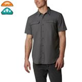 Columbia Erkek Standart Silver Ridge 2.0 Kısa Kollu Gömlek, Şehir Grisi, X-Large, Şehir Grisi, XL