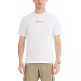 Columbia Erkek T-Shirt CS0241-100, Beyaz, 2XL