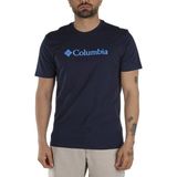 Columbia Erkek Tişört CS0001 Csc Basic Logo Sleeve - Koyu Lacivert - XL