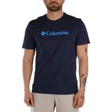 Columbia Erkek Tişört CS0001 Csc Basic Logo Sleeve - Lacivert