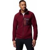 Columbia Fast Trek Overlay Tam Fermuarlı Erkek Polar Üst - Bordo