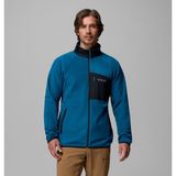 Columbia Fast Trek Overlay Tam Fermuarlı Erkek Polar Üst - Mavi