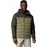 Columbia Grand Trek Iıı Down Kapüşonlu Erkek Kaz Tüyü Mont - 2XL - Yeşil