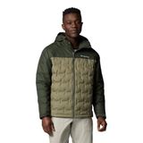 Columbia Grand Trek III Down Kapüşonlu Erkek Kaz Tüyü Mont Çağla Yeşil 2XL