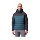Columbia Grand Trek Iıı Down Kapüşonlu Erkek Kaz Tüyü Mont Erkek Mavi Wm7857-429 Mavi