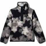 Columbia Helvetia Iı Printed Half Snap Çocuk Polar Üst - XS - Siyah