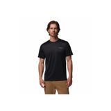Columbia Hike Crew Erkek Teknik Kısa Kollu T-Shirt, Siyah, S Beden