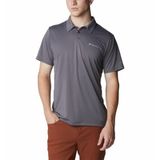 Columbia Hike Erkek Kısa Kollu Polo T-Shirt Beton Gri S