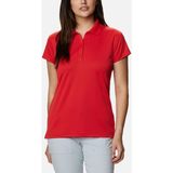 Columbia Innisfree Kısa Kollu Kadın Polo T-shirt - Kırmızı - XS