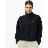Columbia Jasper Ridge Pebbled Fleece Full Snap Kadın Siyah Outdoor SWEATSHIRT.010 - XS