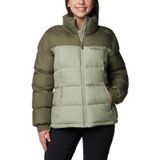 Columbia Kadın Pike Lake Tam Fermuarlı Mont Yeşil Taş Rengi/Safari, XL