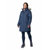 Columbia Kadın Suttle Mountain Uzun Yalıtımlı Ceket, Collegiate Donanması, S