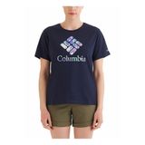 Columbia Kadın T-Shirt 5003146907, Koyu Lacivert, M