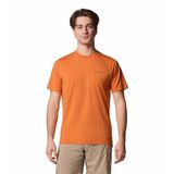 Columbia Kızıl Kiremit Basic T-Shirt, L, 1931161851, Kızıl Kiremit, Erkek