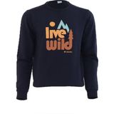 Columbia Live Wild Crew Erkek Sweatshirt - Koyu Lacivert
