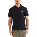 Columbia M Cascade Range Solid Polo Erkek Outdoor Tişört (Siyah / 2XL)