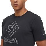 Columbia Pacific Crossing™ Iı Graphic Omni-Wick™ Erkek T-Shirt - Siyah