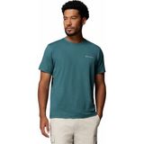 Columbia Parsons Point Logo Erkek Teknik Kısa Kollu T-Shirt - 2XL - Mavi