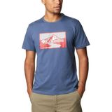 Columbia Path Lake Graphic Erkek T-Shirt - 04L-Lacivert