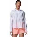 Columbia Pfg Castback Woven Kadın Uzun Kollu Gömlek - XL - Beyaz