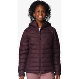 Columbia Powder Lite II Kapüşonlu Kadın Mont - Koyu Bordo - XS