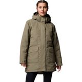 Columbia Pulaski™ Waterproof Infinity Parka Termal Kapüşonlu Su Geçirmez Kadın Uzun Mont - Haki