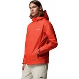 Columbia RM2433 Watertıght Iı Jacket Turuncu Kapüşon Yaka Normal Düz Erkek Yağmurluk - S