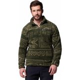 Columbia Rugged Ridge High Pile Yarım Fermuarlı Erkek Polar Üst - Koyu Yeşil