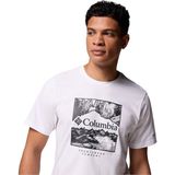 Columbia Seasonal Logo Organik Pamuk Erkek T-Shirt - Beyaz