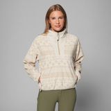 Columbia Sequoia Grove Iı Printed Yarım Fermuarlı Kadın Polar Üst - XS - Deve Tüyü