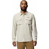 Columbia Silver Ridge Elite Woven Erkek Uzun Kollu Gömlek - 2XL - Krem